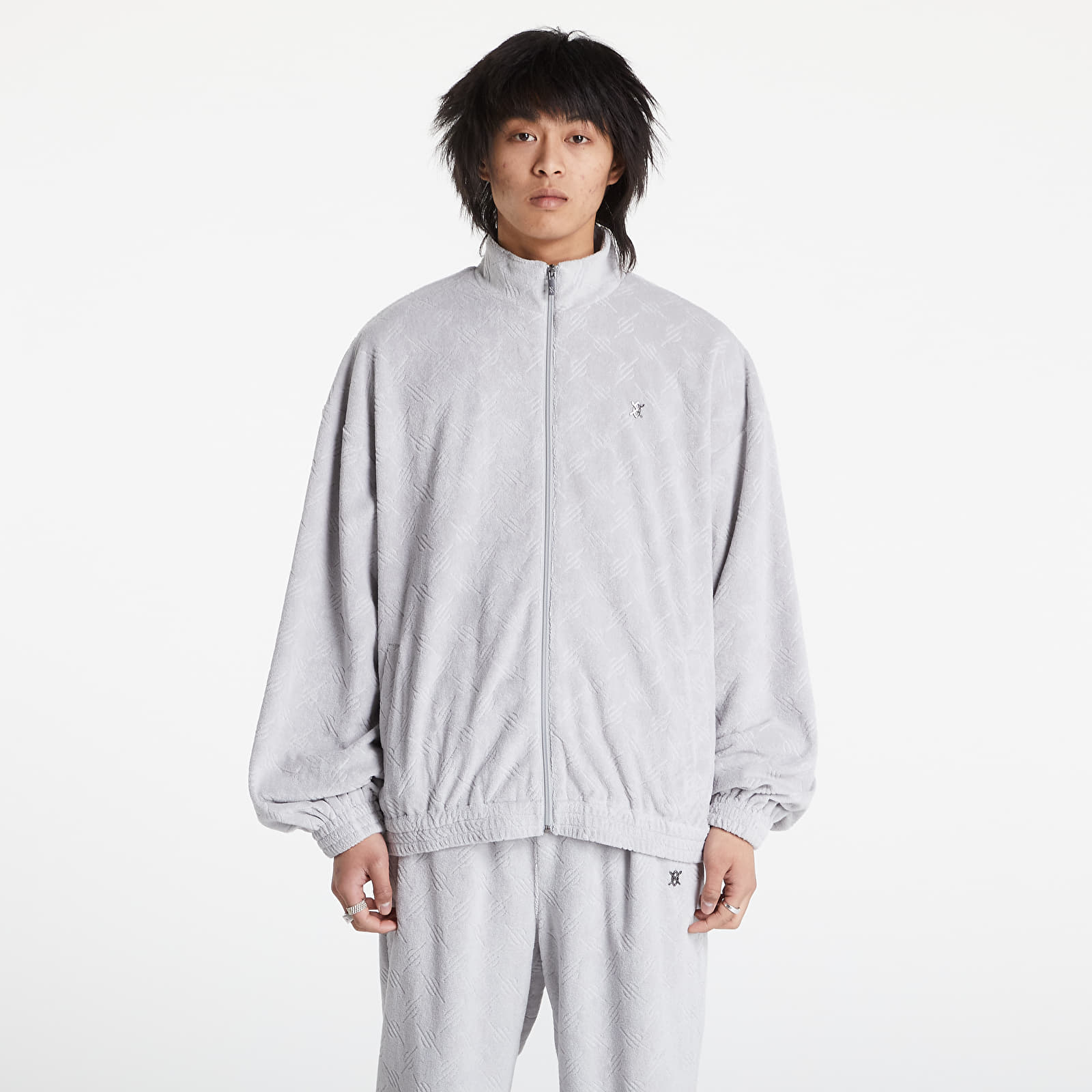 Giacche Daily Paper Mark Jacket Grey Monogram