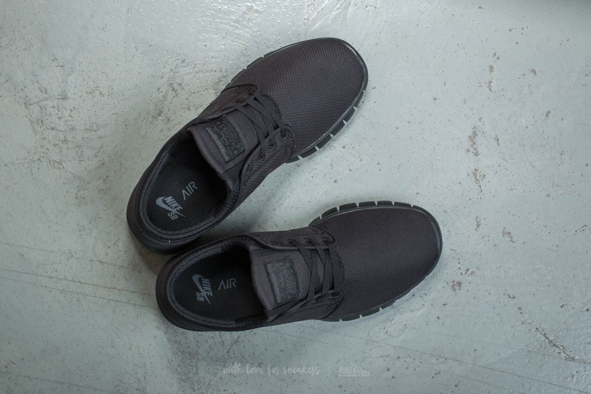 Scarpe uomo Nike Stefan Janoski Max Black/ Black-Anthracite
