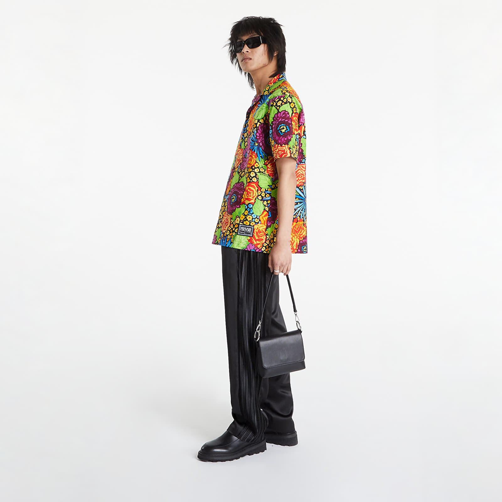 Shirts Versace Jeans Couture Popeline Print Wildflower Shirt Light Multicolor