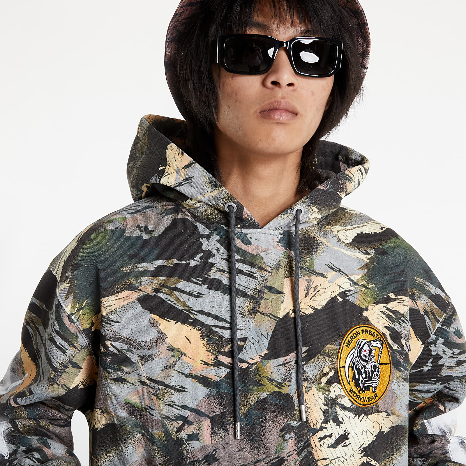 Heron preston shop camo hoodie