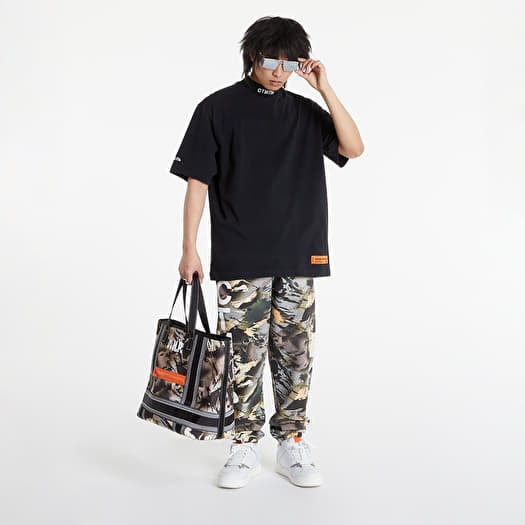 T-shirts HERON PRESTON Ss Turtleneck Ctnmb Black/ White