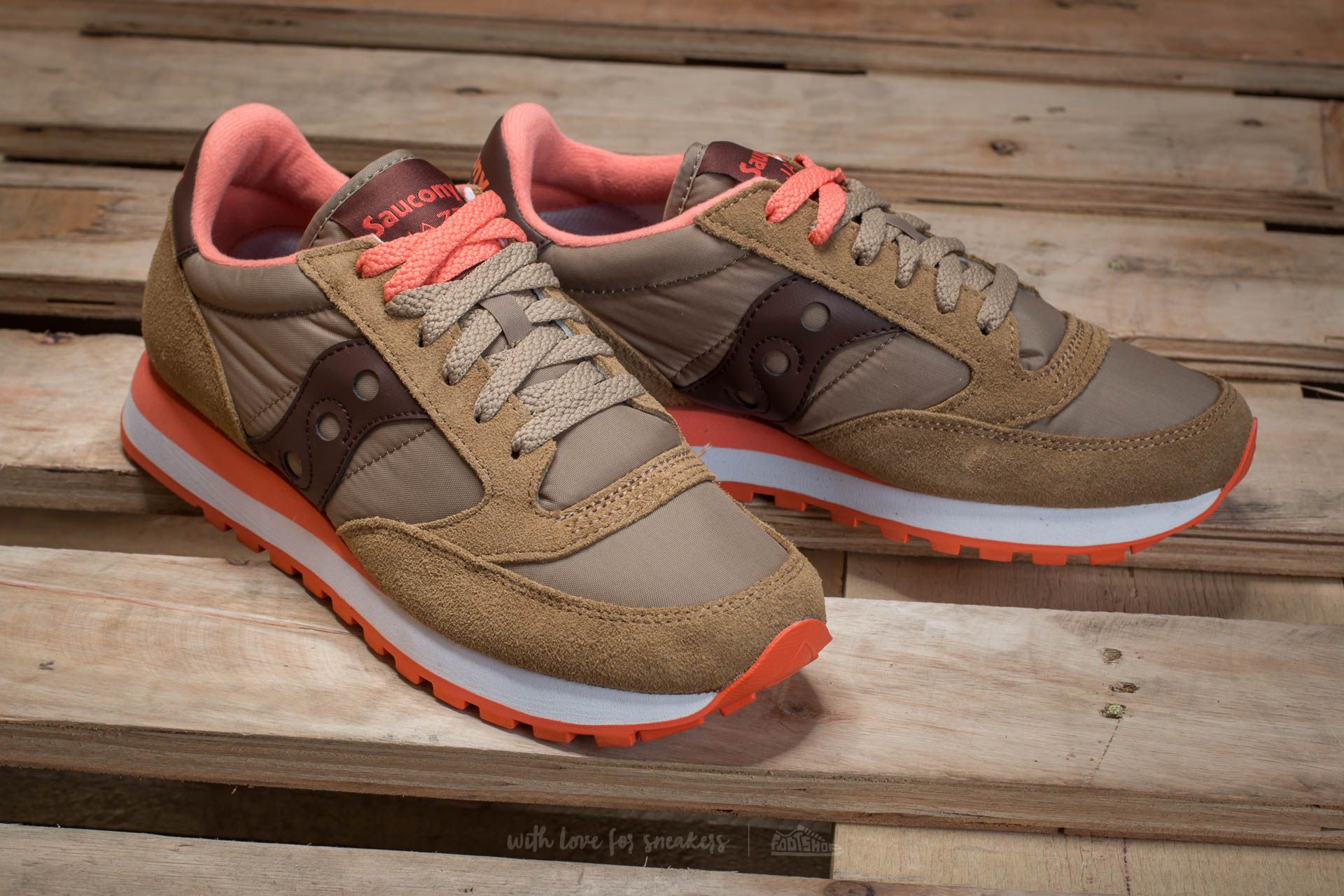 Damen Sneaker und Schuhe Saucony Jazz Original Olive Brown Footshop