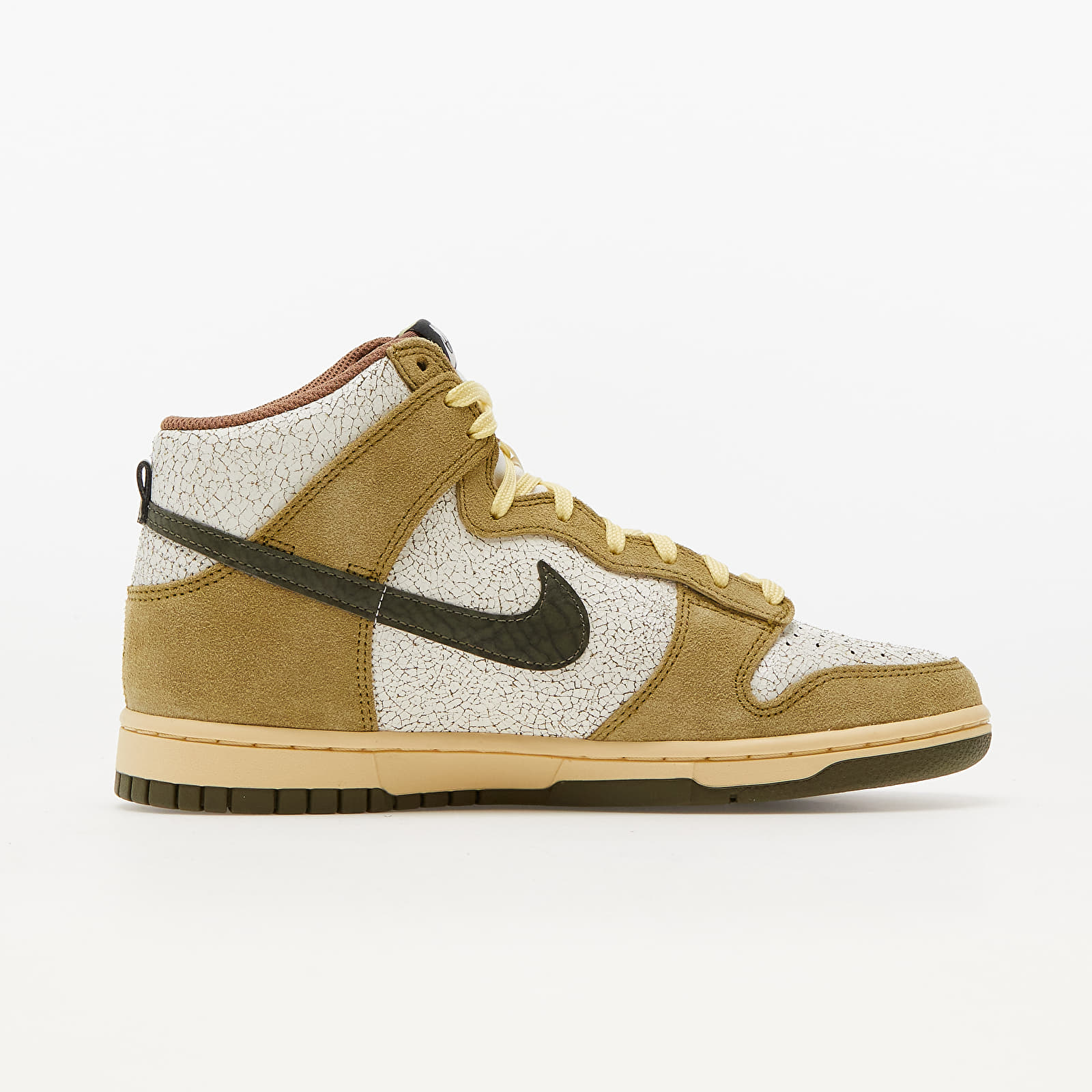 Férfi cipők Nike Dunk Hi Retro Re-Raw Coriander/ Medium Olive-Sail-Team Red