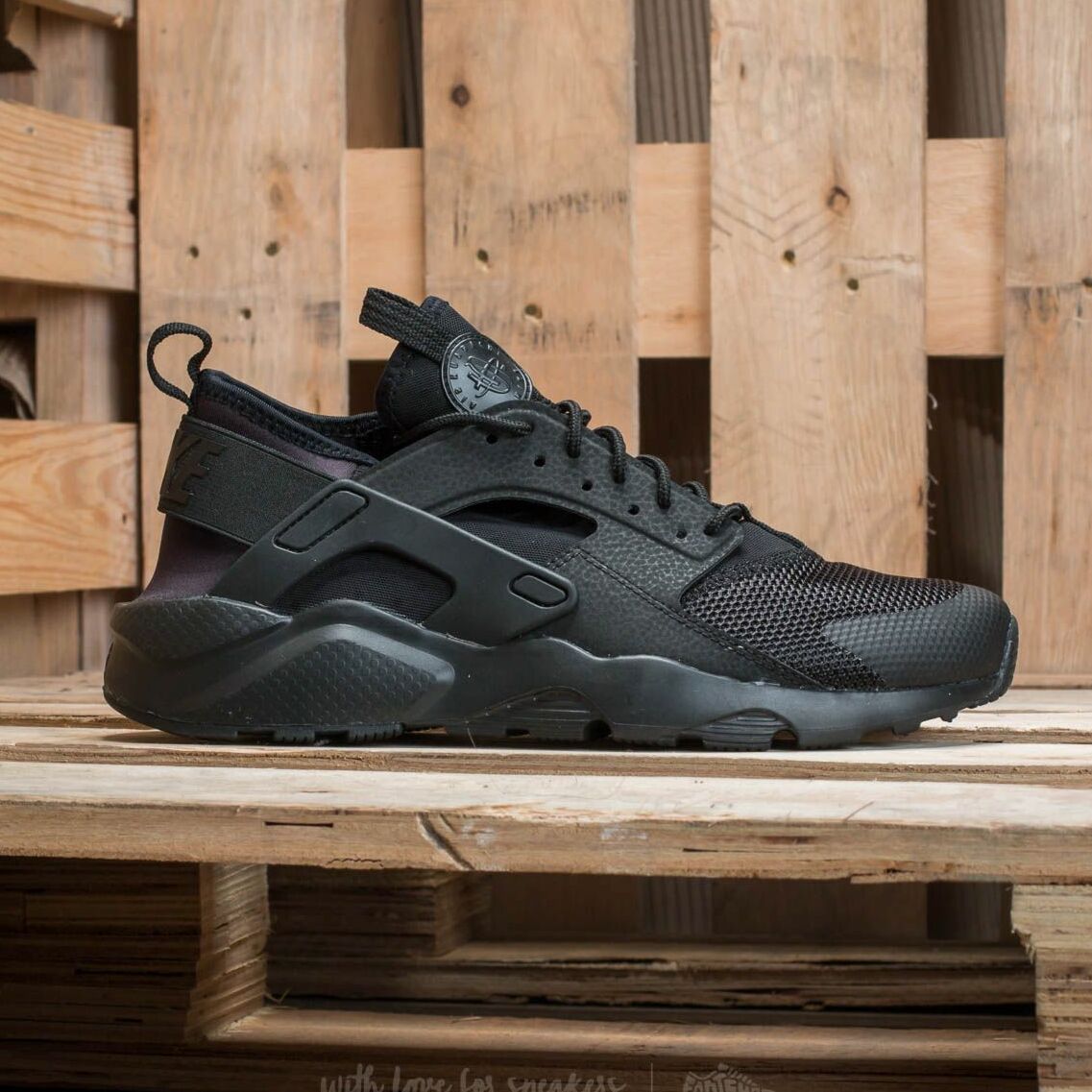 Sneakers Nike Air Huarache Run Ultra Gs Black/ Black - 1 | YEO