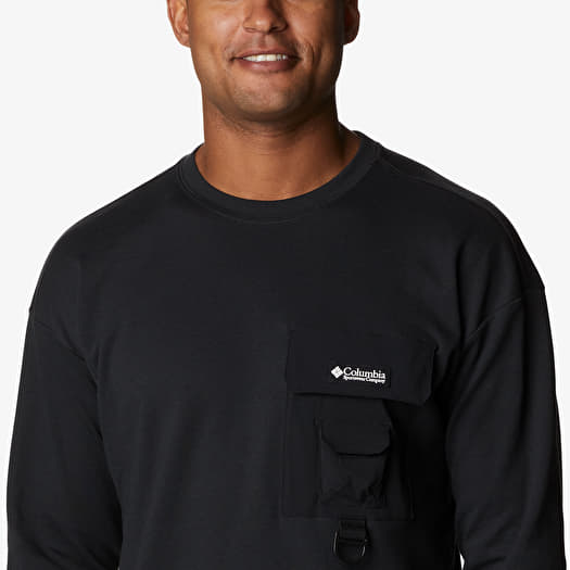 T shirts Columbia Field Creek Doubleknit Long Sleeve Black Footshop