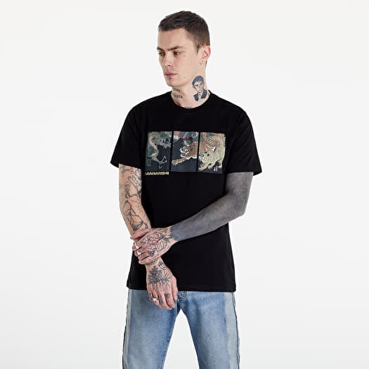 T shirts Maharishi Dragon Tiger T Shirt Black Footshop