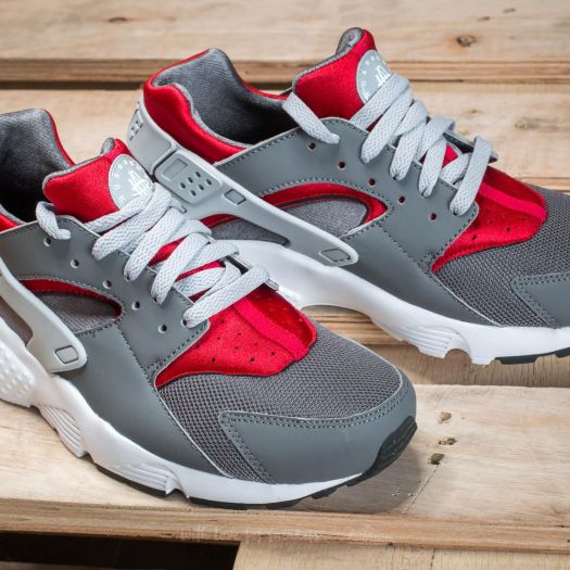 Huarache grise on sale et rouge