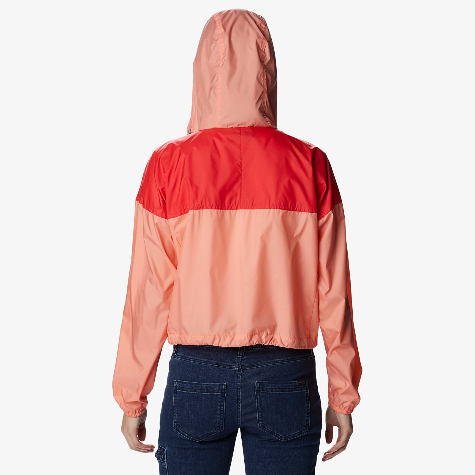 Jacken und Mäntel Columbia Flash Challenger™ Cropped Windbreaker Coral Reef/ Red