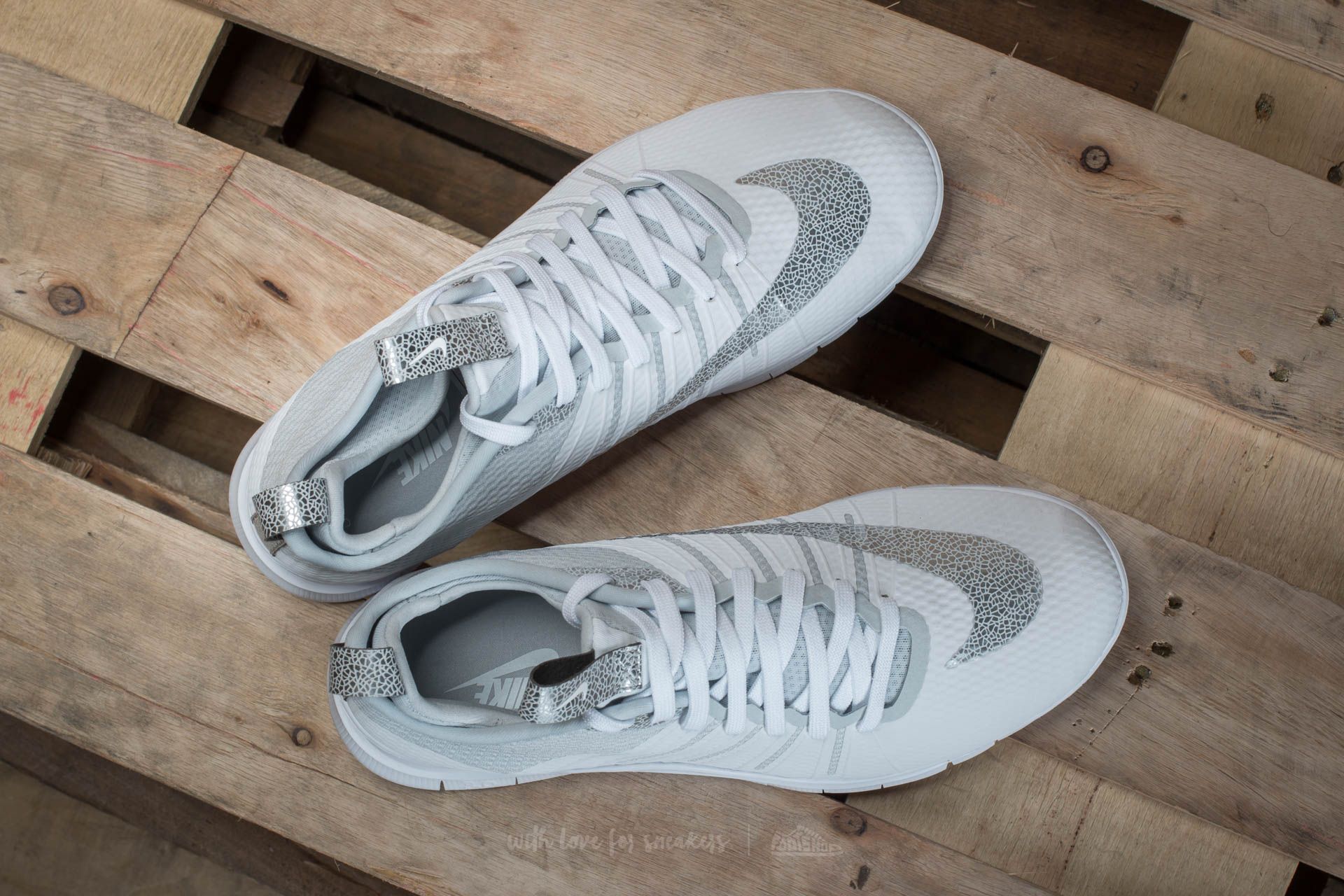 Buty męskie Nike Free Hypervenom 2 FS White/ Metallic Silver  