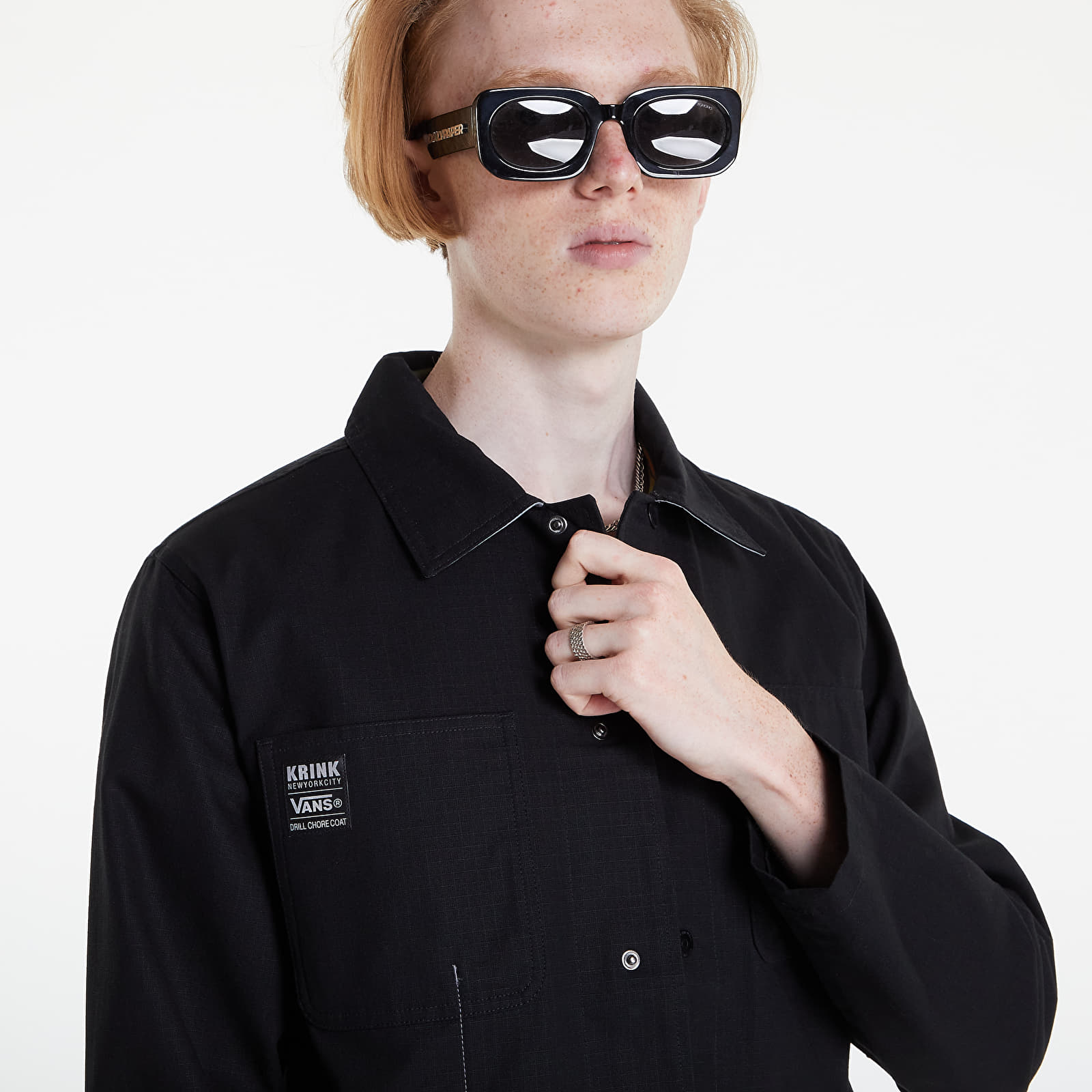 Kabátok Vans Vault x Krink Drill Chore Coat Black