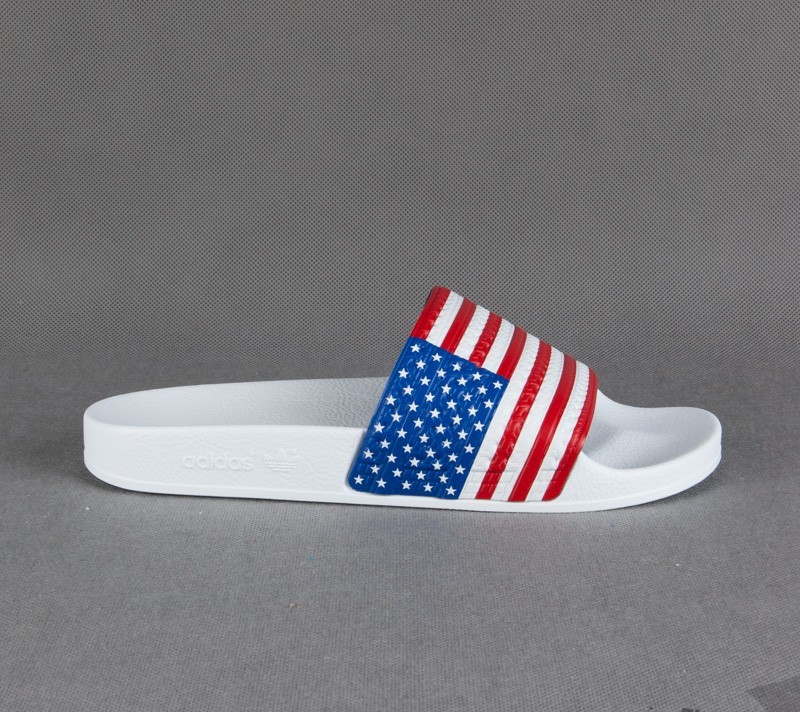 Adilette discount flag slides