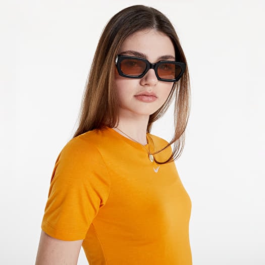 T shirts Nike Sportswear Essential Women s Crop Top Light Curry