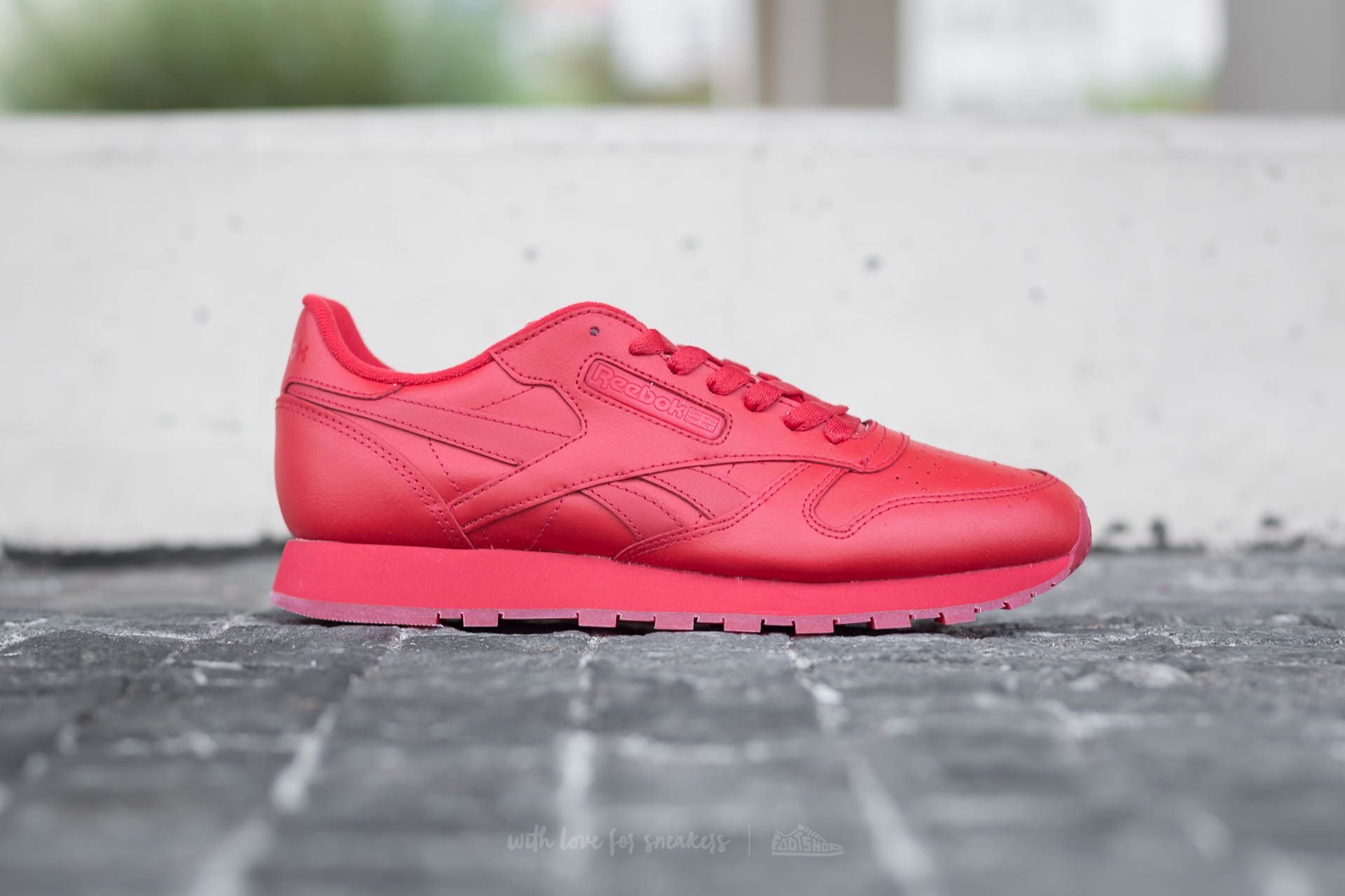 Vīriešu apavi Reebok Classic Leather Solids Scarlet