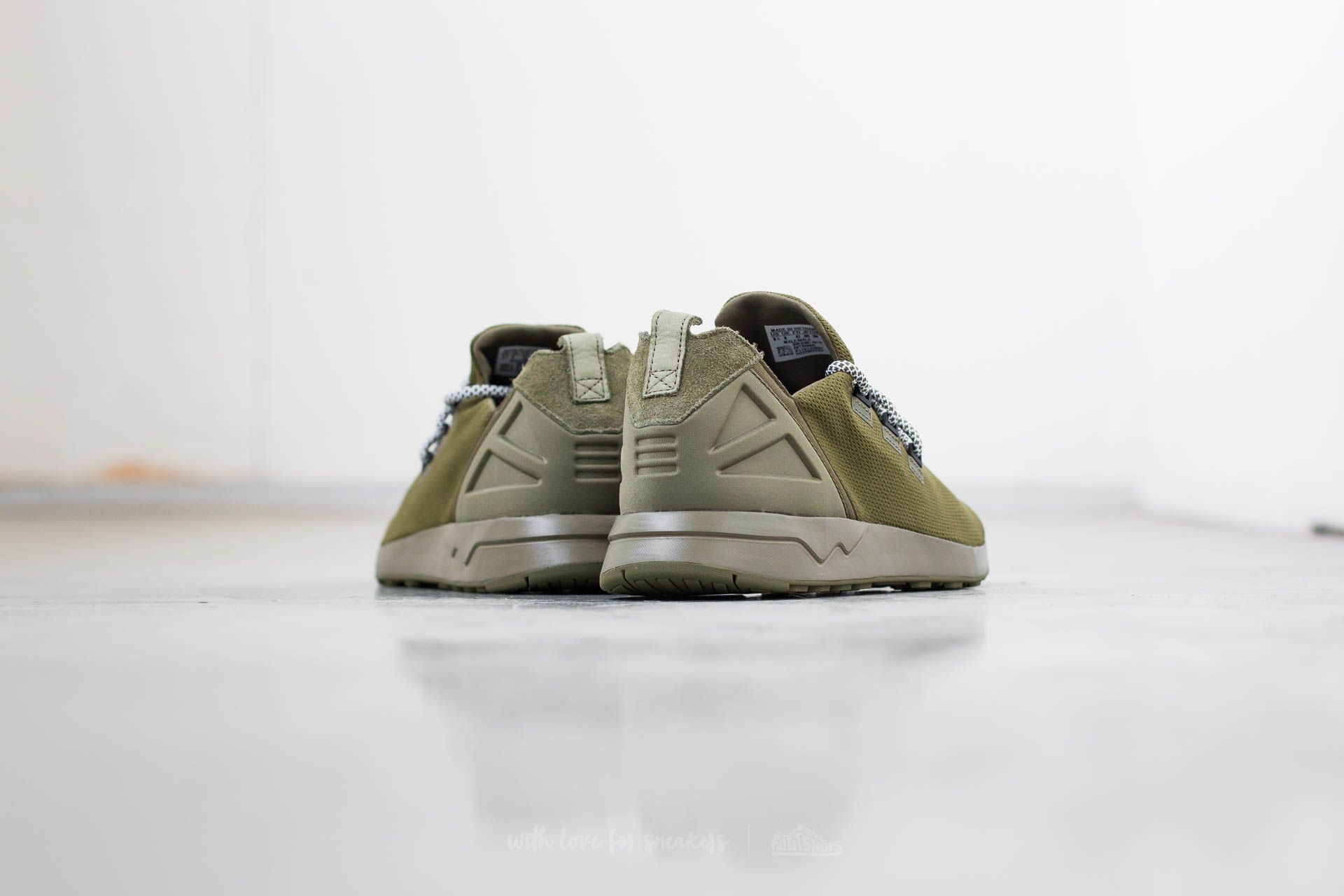 Adidas originals zx flux olive green clearance