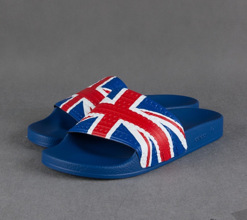 Shoes adidas Adilette Flags Colaqu/Runwht/Colred