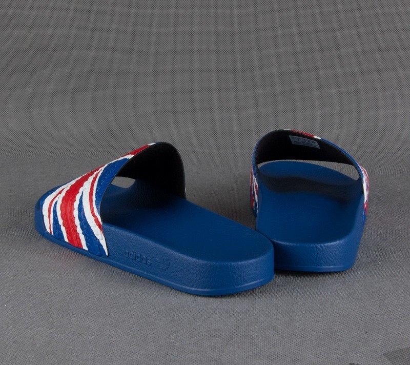 Shoes adidas Adilette Flags Colaqu/Runwht/Colred