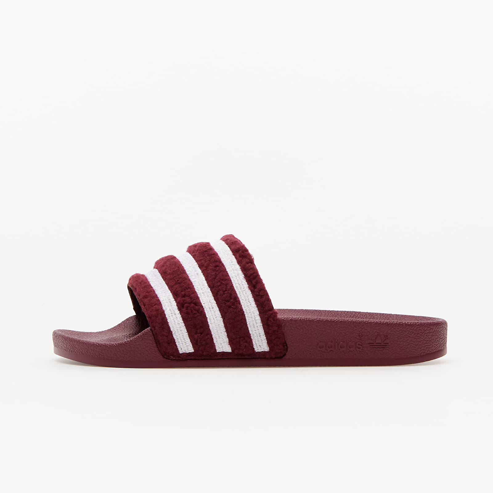 adidas Adilette W Red/ Ftw White/ Legend Burgundy | Footshop