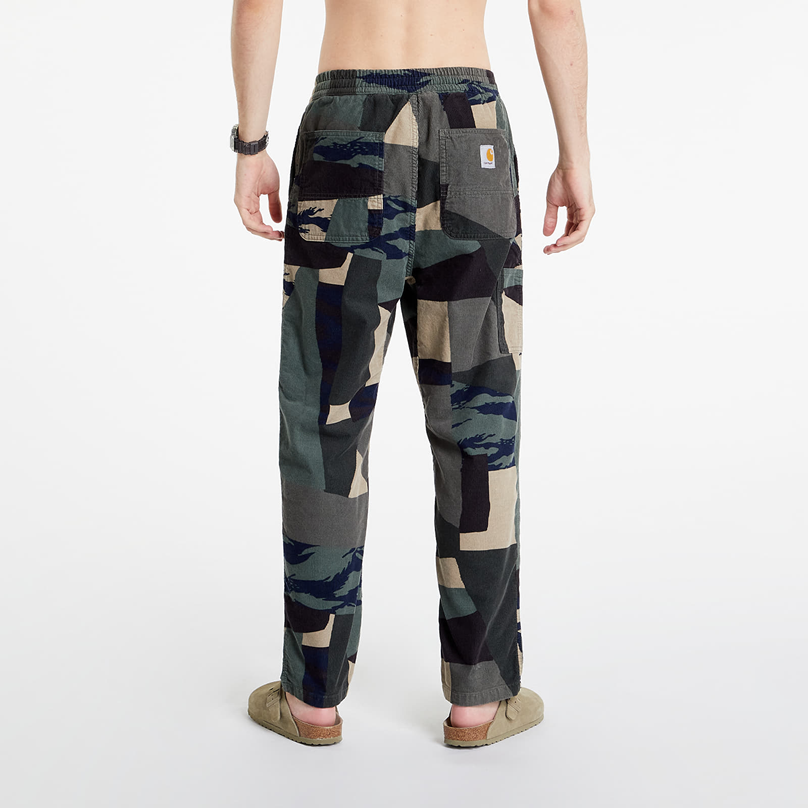 Pantalones Carhartt WIP Flint Pant Camo Mend Rinsed