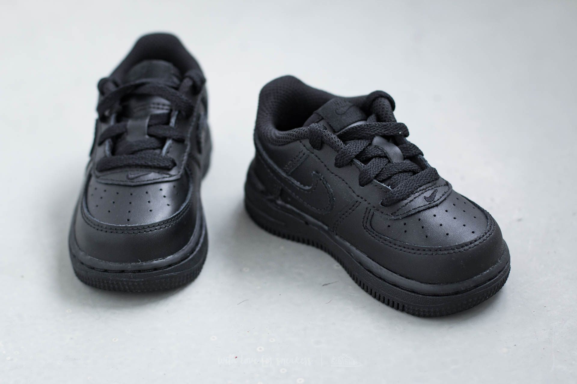Joggesko og sko for barn Nike Force 1 (TD) Black/ Black-Black