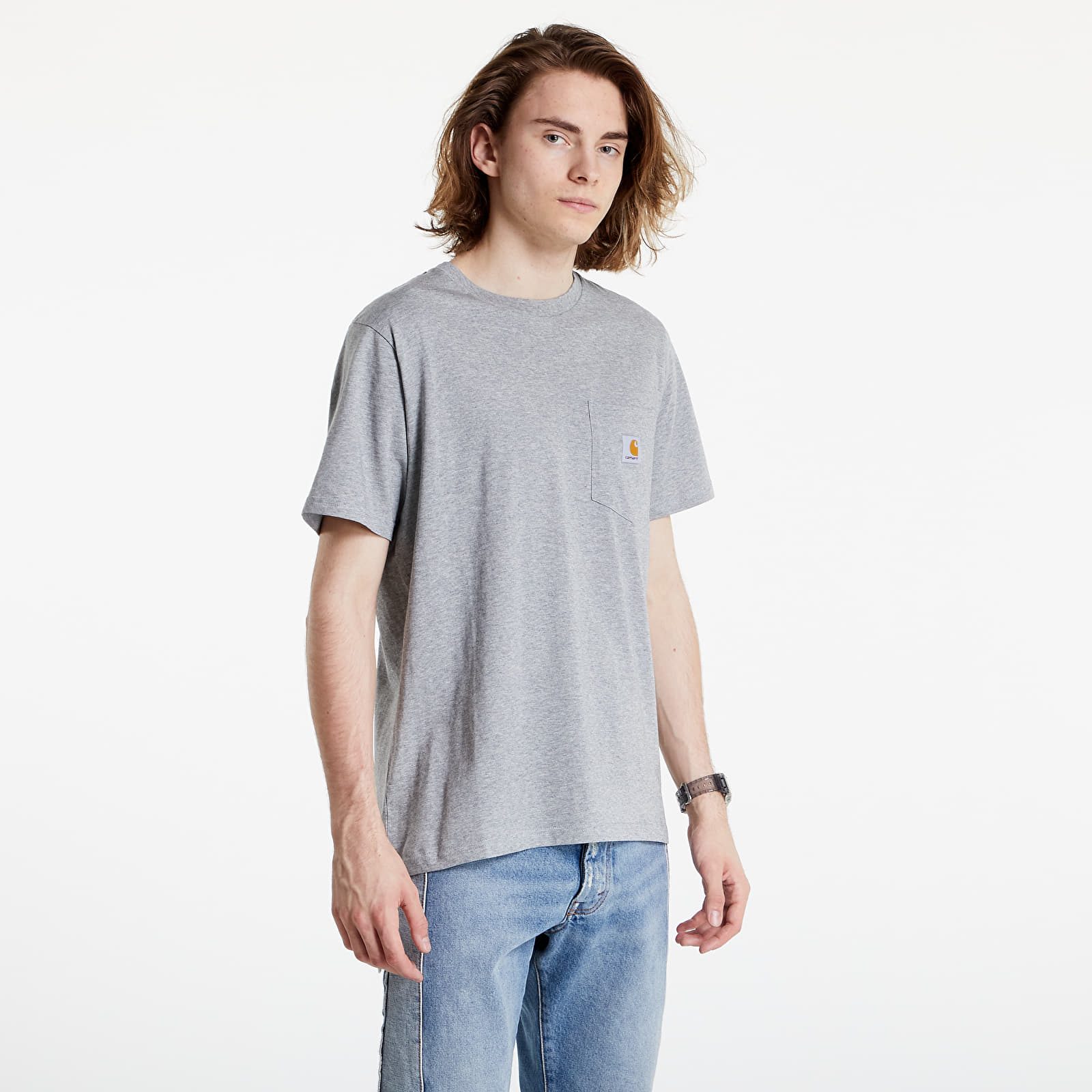 T-shirts Carhartt WIP S/S Pocket T-Shirt Grey Heather | Footshop