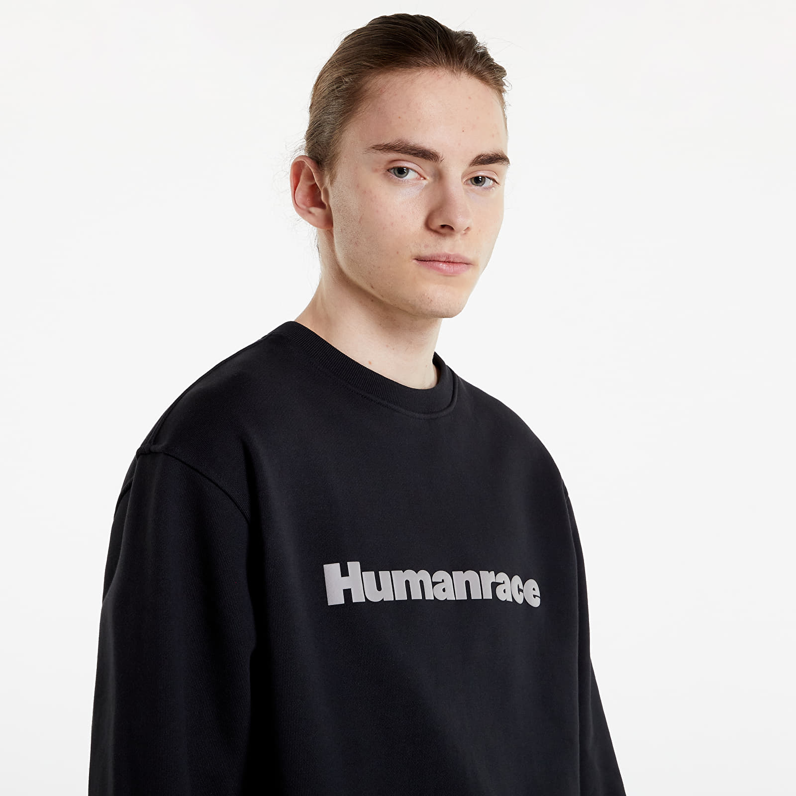 Hættetrøjer og sweatshirts adidas x Pharrell Williams Basics Crew Black