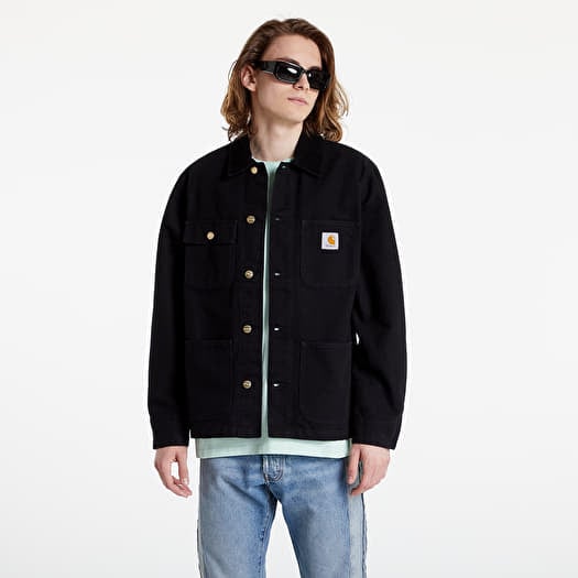 Jackets Carhartt WIP Michigan Coat Black/ Black Rinsed | Footshop