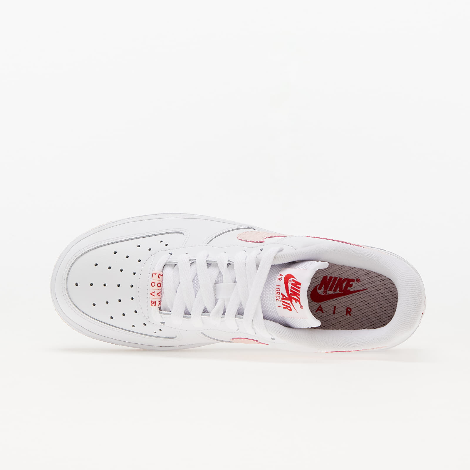 Női cipők Nike Wmns Air Force 1 '07 "Valentine's Day" White/ Atmosphere-University Red-Sail