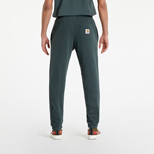 Pants and jeans Carhartt WIP Pocket Sweat Pant Hemlock Green Footshop