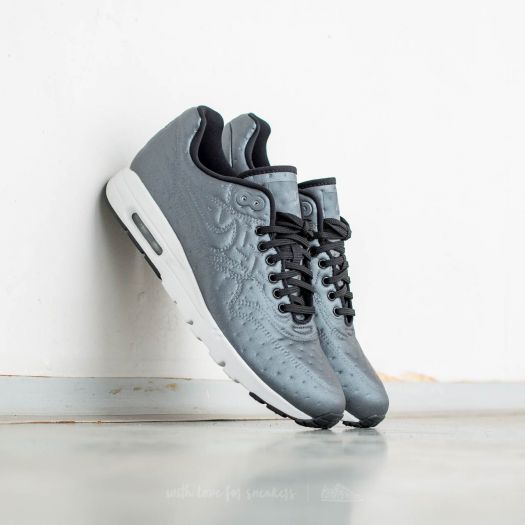 Damen Sneaker und Schuhe Nike Wmns Air Max 1 Ultra Premium Jacguard Metallic Hematite Black Dark Grey Footshop