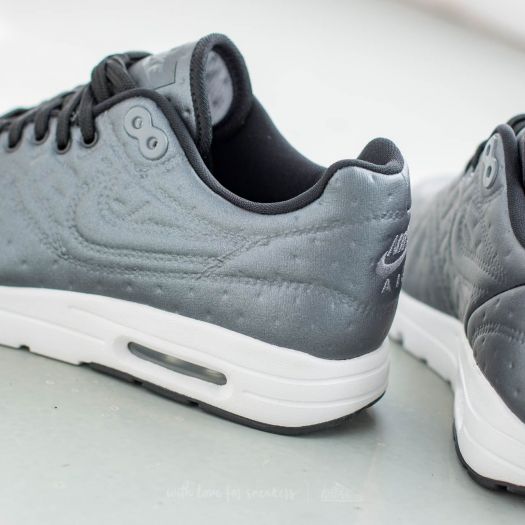 Damen Sneaker und Schuhe Nike Wmns Air Max 1 Ultra Premium Jacguard Metallic Hematite Black Dark Grey Footshop