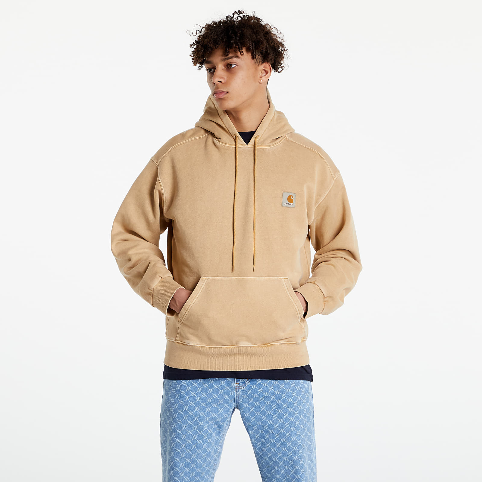 Puloverji Carhartt WIP Hooded Nelson Sweat Dusty H Brown