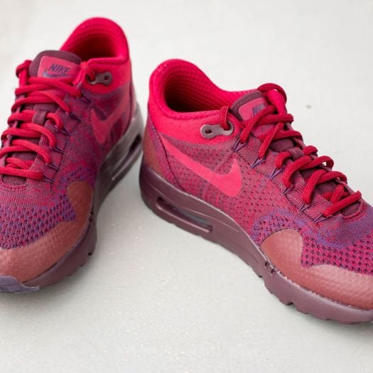 Nike air max 1 ultra flyknit burgundy cheap
