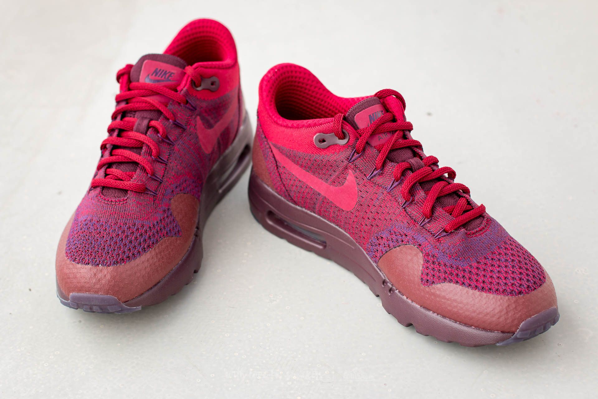 Men s shoes Nike Air Max 1 Ultra Flyknit Grand Purple Team Red Footshop