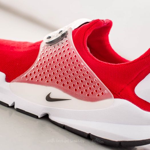 Men s shoes Nike Sock Dart Gym Red Black White Footshop