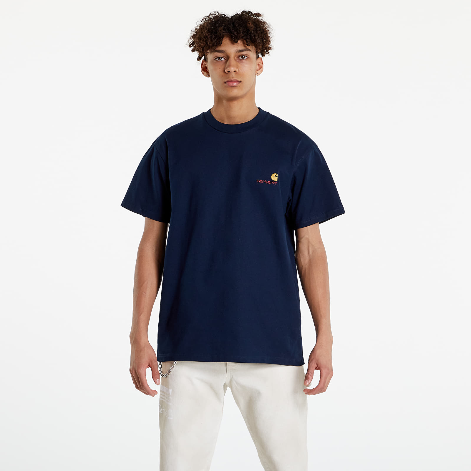 Tricouri  Carhartt WIP S/S American Script T-Shirt Mizar 
