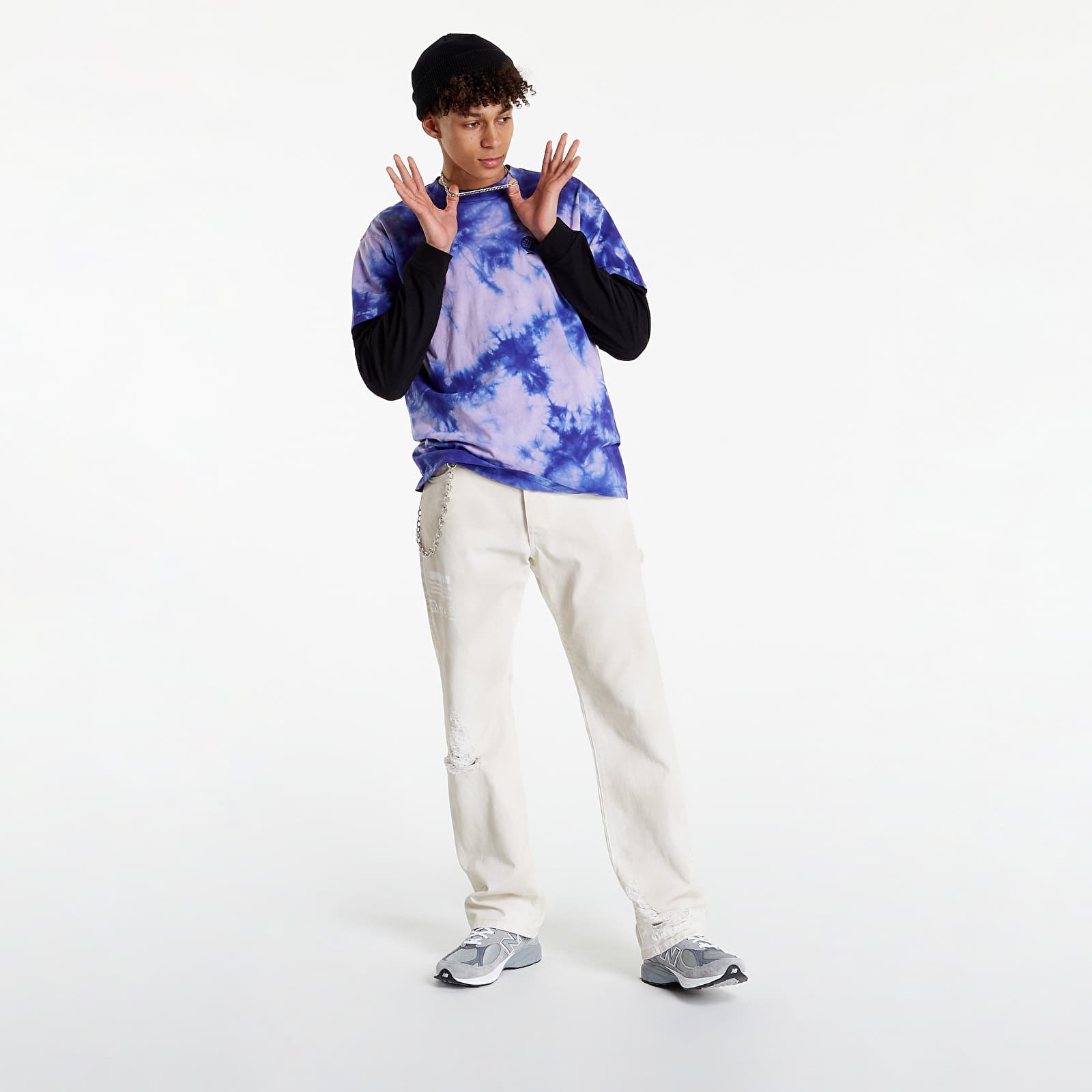 Tricouri Carhartt WIP S/S Global T-Shirt Razzmic/ Soft Lavender/ Black