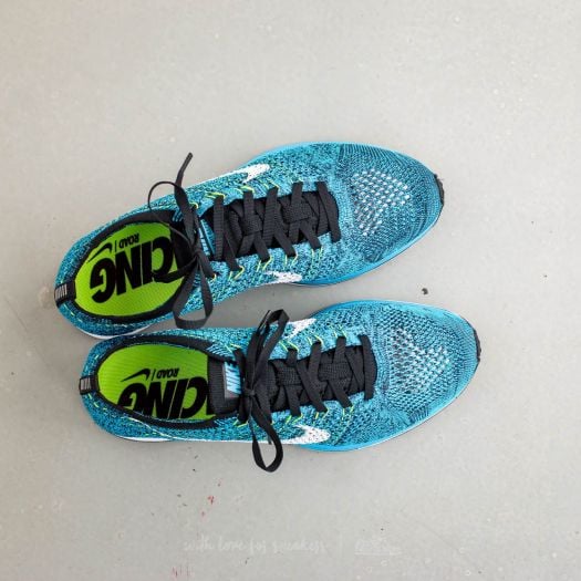 Nike flyknit racer mens outlet blue