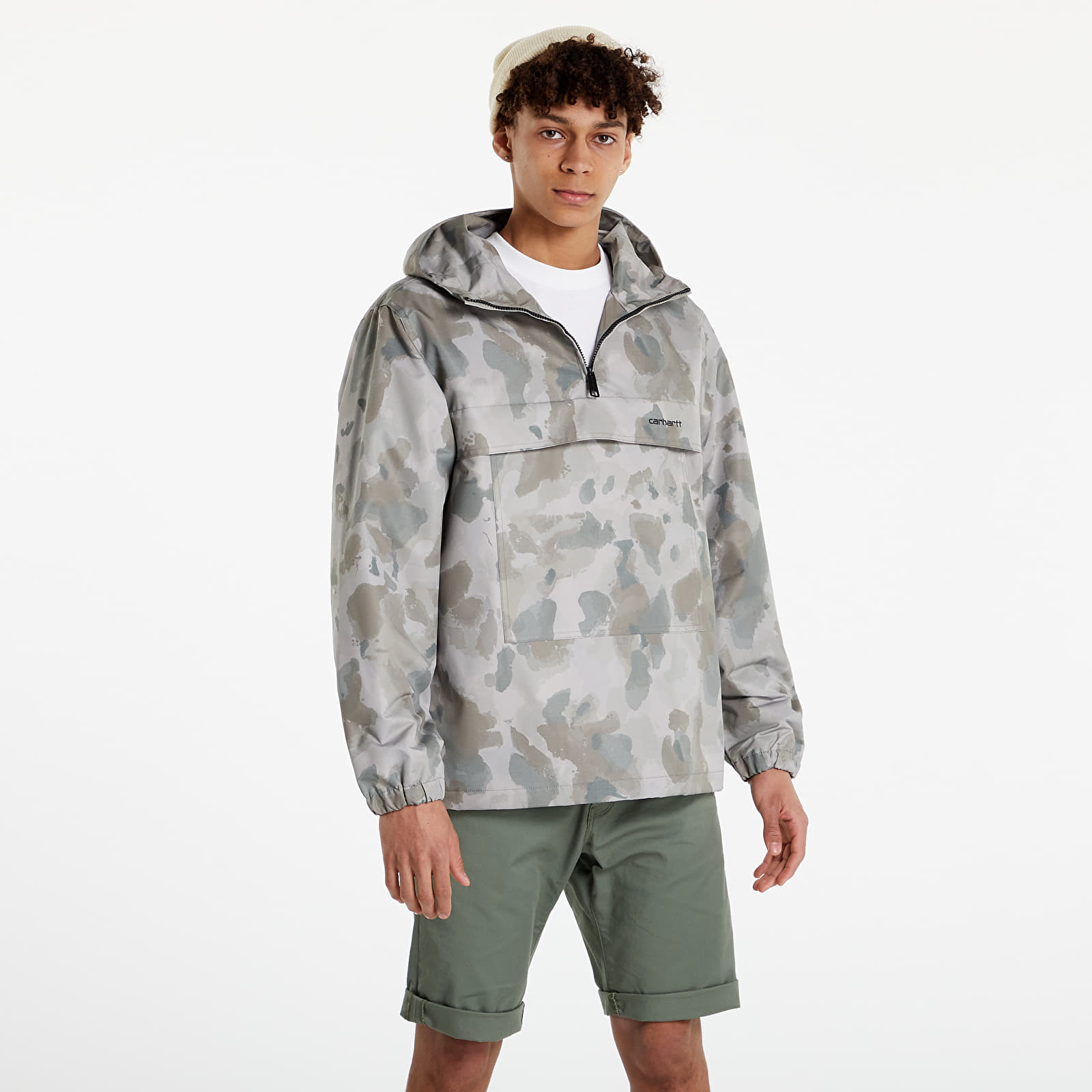 Camo pullover windbreaker 2025