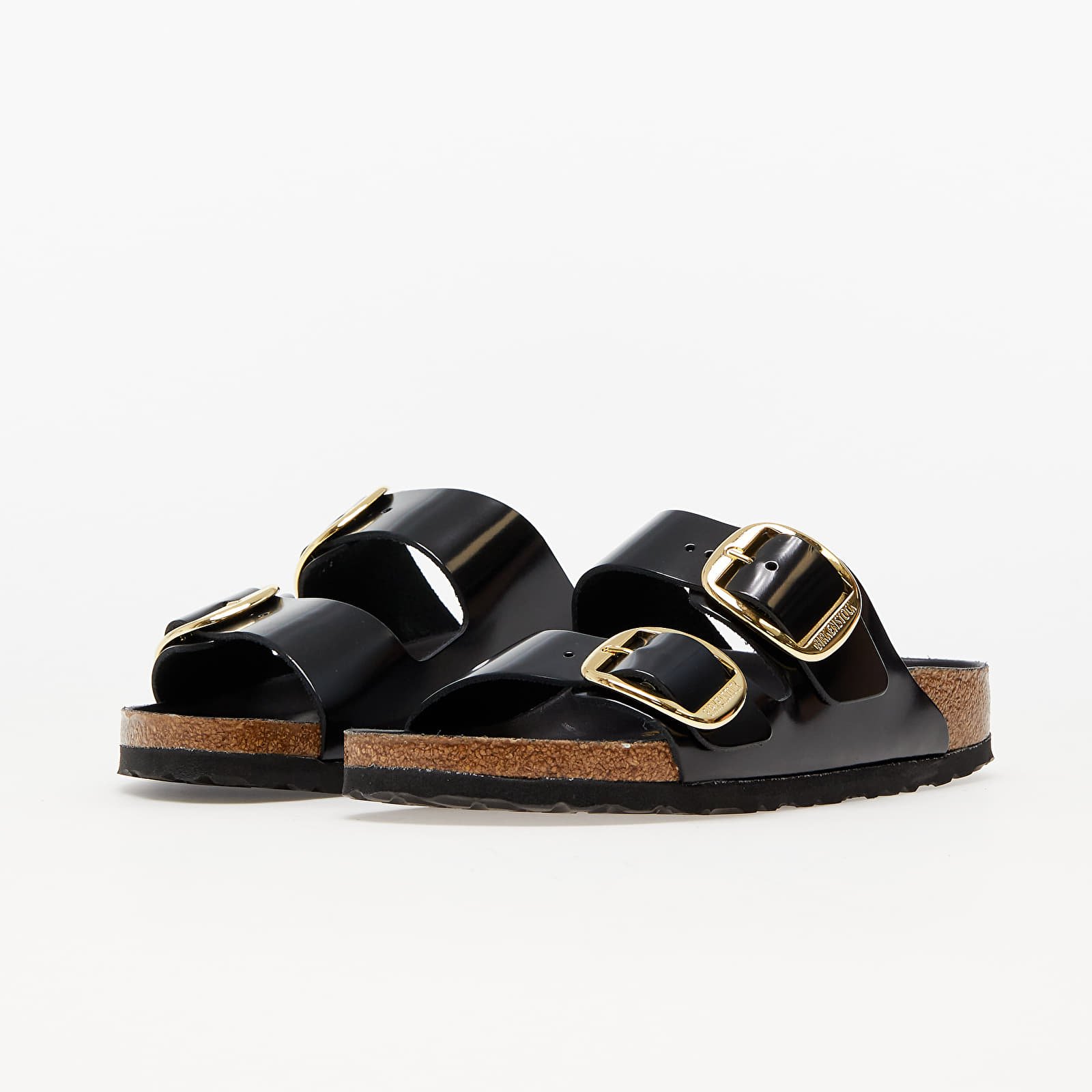 Women's shoes Birkenstock Arizona Big Buckle High Shine Black