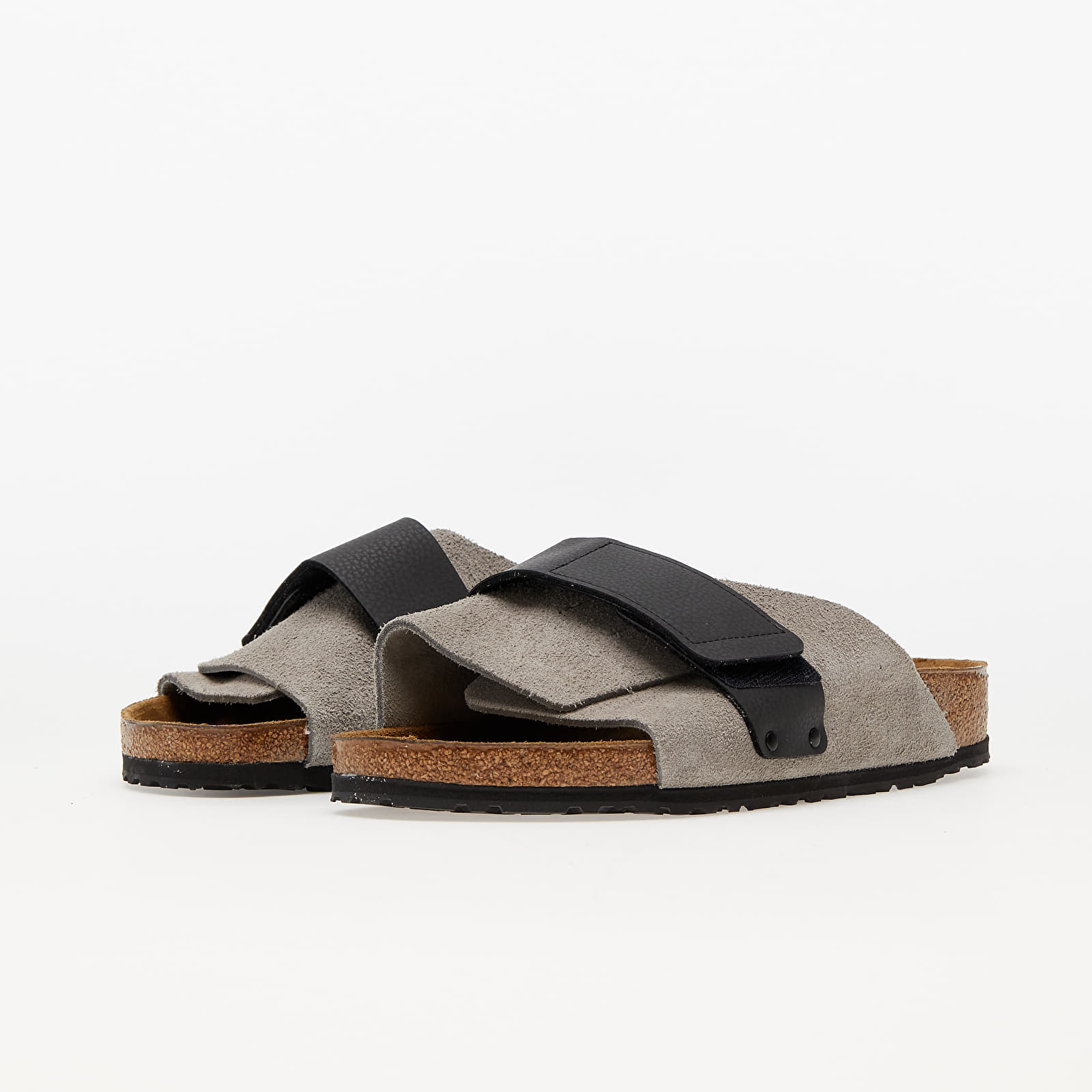 Férfi cipők Birkenstock Kyoto Desert Suede Stone Coin
