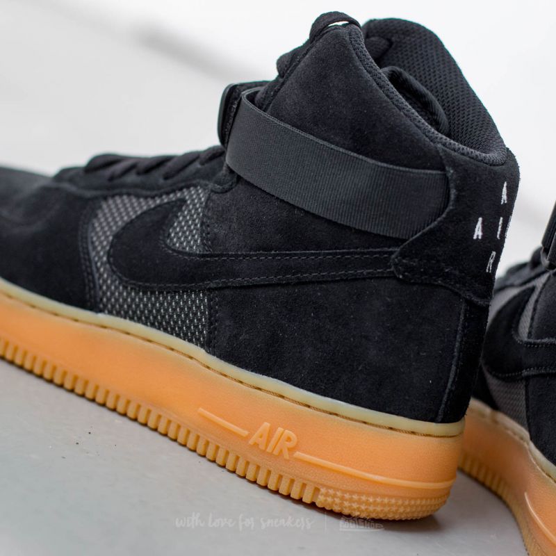 Nike Air Force 1 High '07 LV8 Black/ Black-Gum Light Brown | Footshop