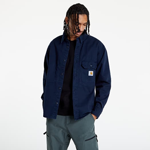 Shirts Carhartt WIP Reno Shirt Jac Mizar Garment Dyed Footshop
