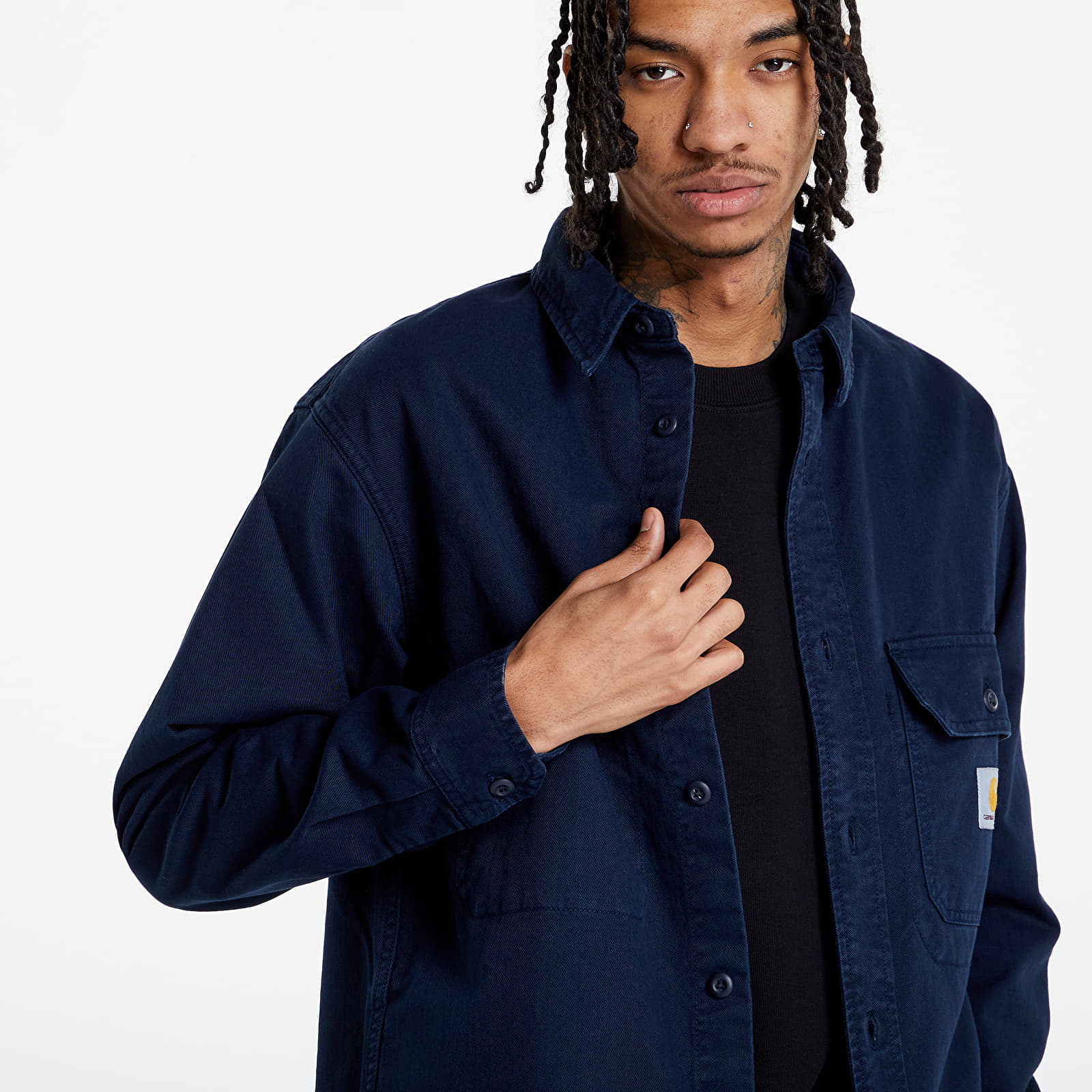 CARHARTT WIP - RENO SHIRT JAC OFF-WHITE GARMENT DYED
