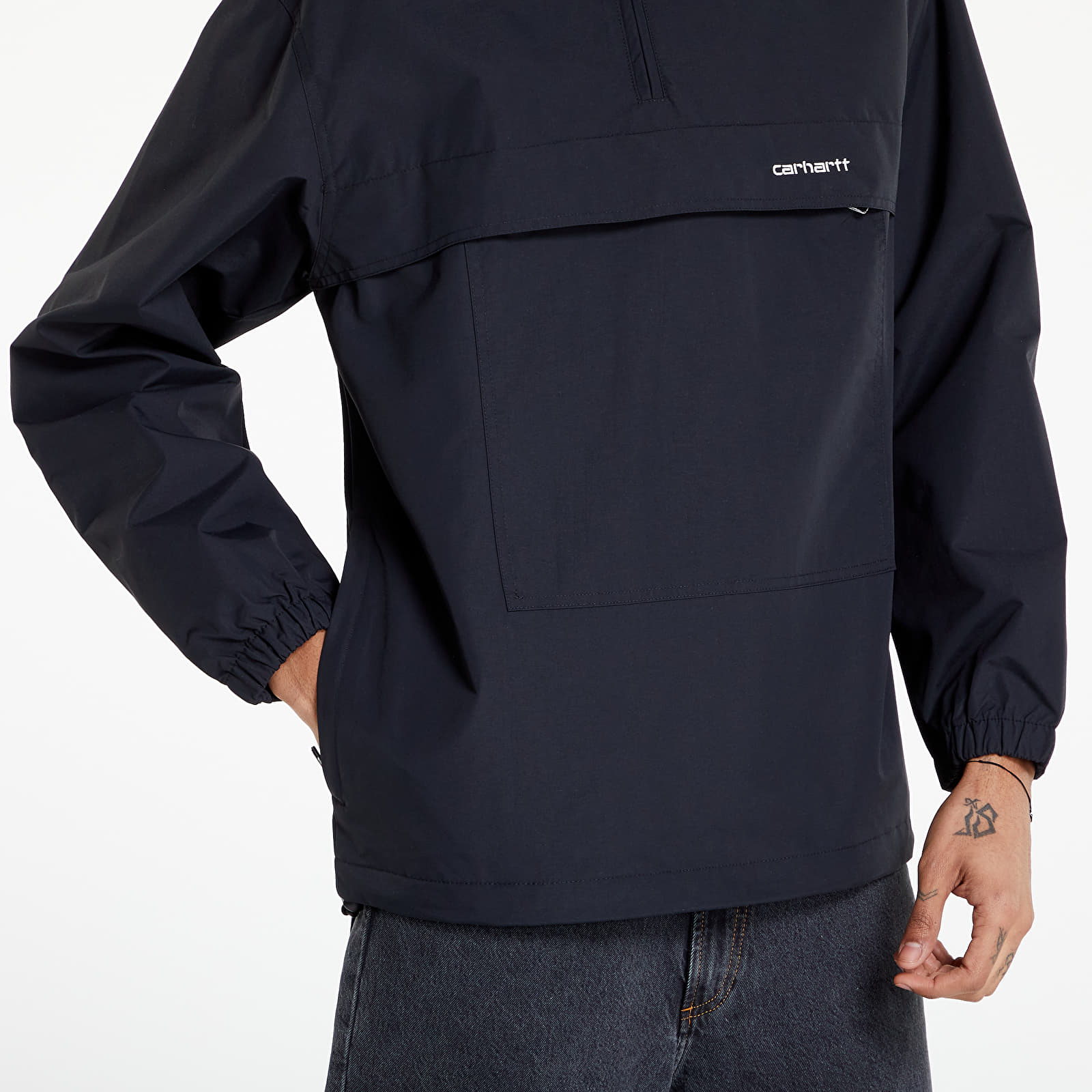 Übergangsjacken Carhartt WIP Windbreaker Pullover UNISEX Black/ White