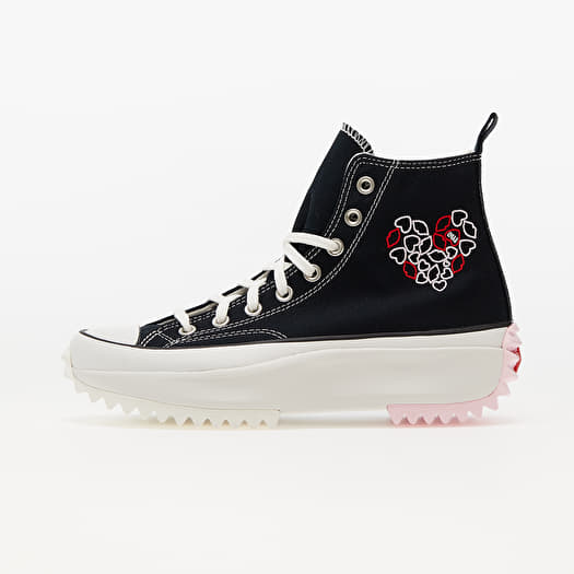 Run star hike converse black on sale