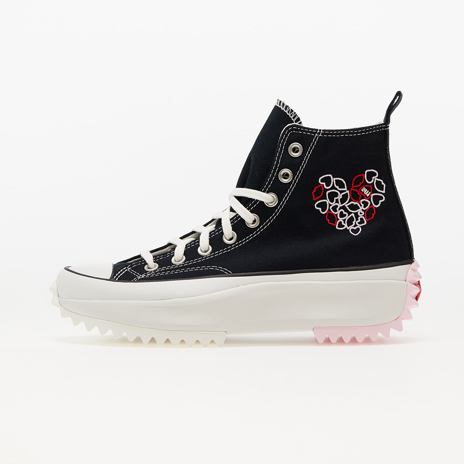 Men s shoes Converse Run Star Hike Black University Red Footshop