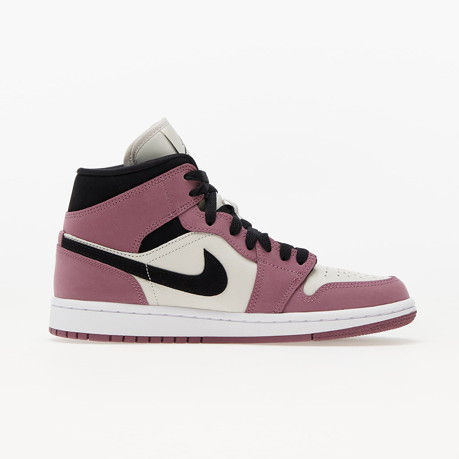 Női cipők Air Jordan W 1 Mid SE Light Mulberry/ Black-Light Bone-White