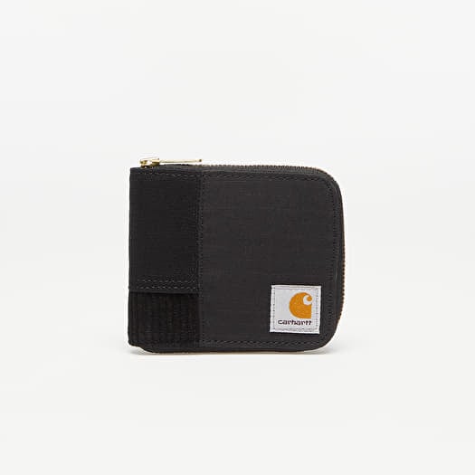 Geldbörsen Carhartt WIP Medley Zip Wallet Black Footshop