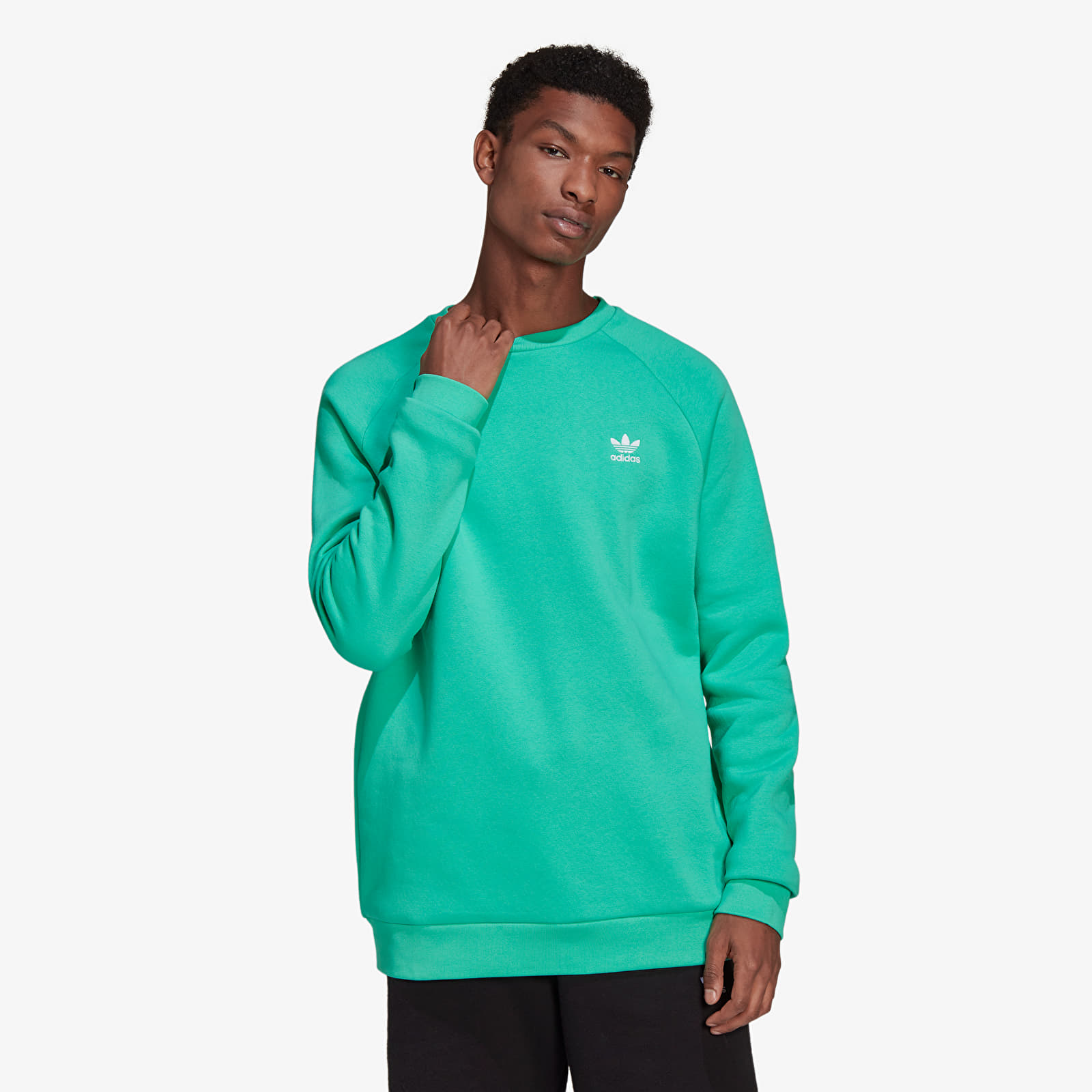 Adidas best sale sweatshirt green