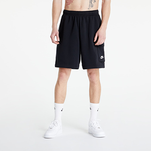 nike club cargo shorts in black